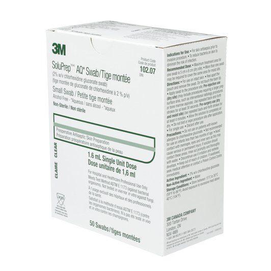SoluPrep 2% Chlorhexidine Swabsticks-Antiseptics & Disinfectants-Birth Supplies Canada