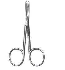 Spencer Stitch Scissors 4.5" Straight | Reusable-Medical Instruments-Birth Supplies Canada