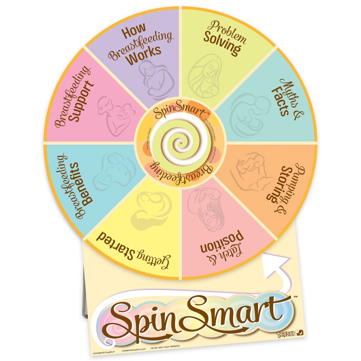 SpinSmart™ Breastfeeding Wheel-Teaching Aids-Birth Supplies Canada
