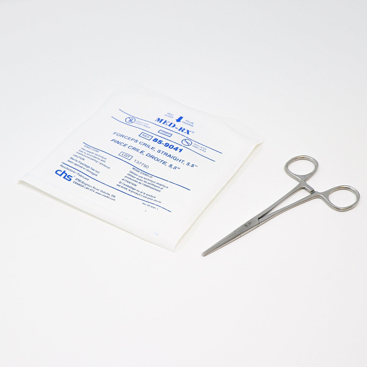Crile Forceps, Curved 5.25" – Sterile, Disposable - Buy Medical Supplies Online Canada