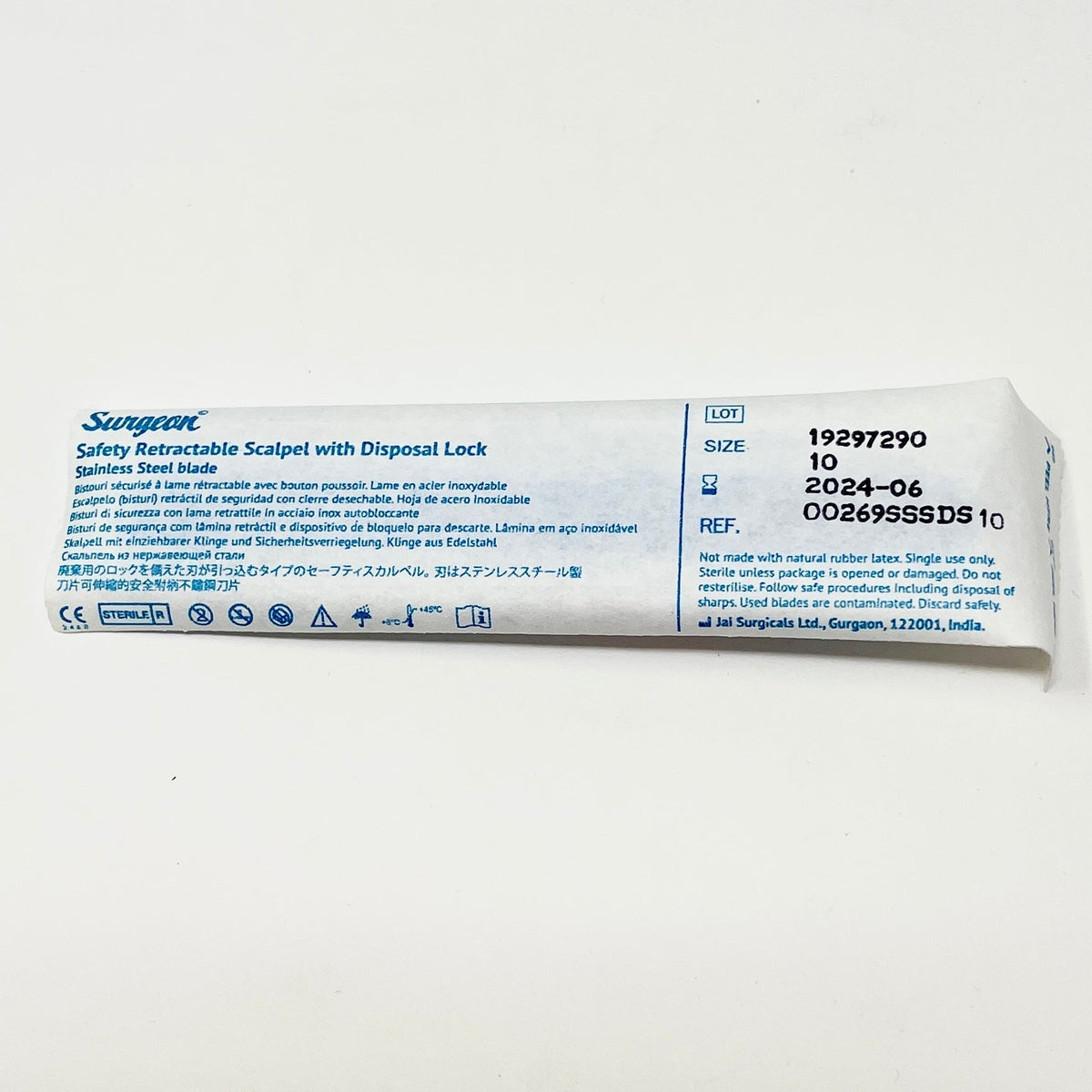 Sterile Disposable Safety Scalpels | Single-Use-Medical Instruments-Birth Supplies Canada