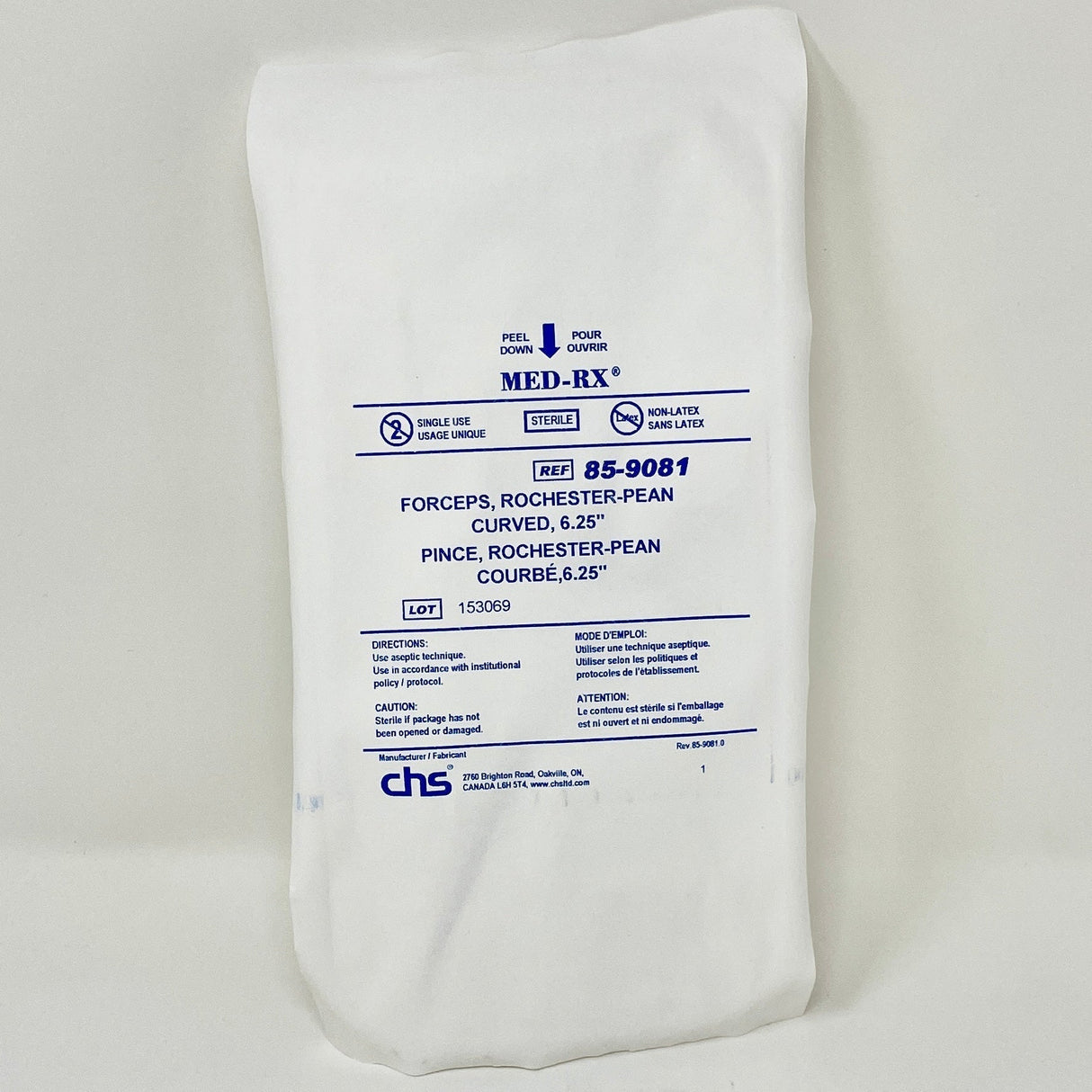 Rochester - Pean Forceps, Curved 6.25" – Sterile, Disposable - Buy Medical Supplies Online Canada