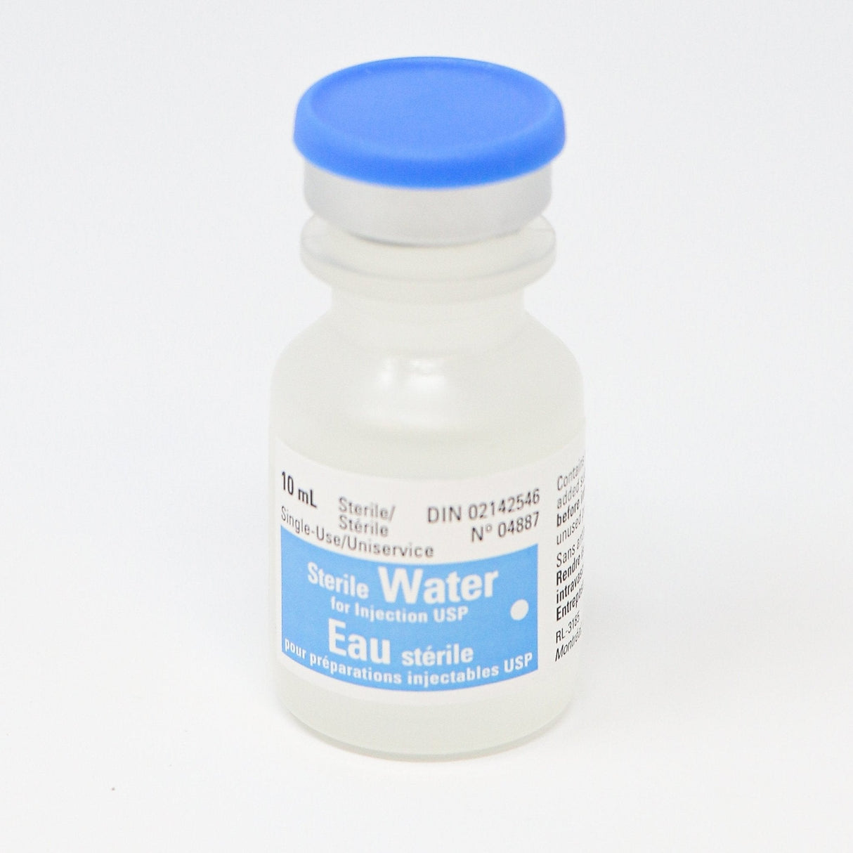 Sterile Water – 10 mL Single - Use Vial - Buy Medical Supplies Online Canada