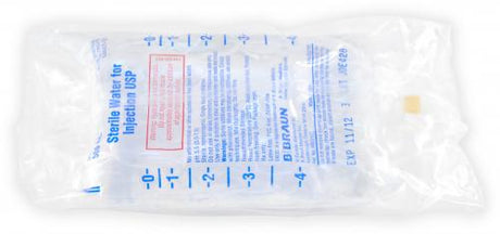 Sterile Water for Injection, Clear-IV Solutions-Birth Supplies Canada