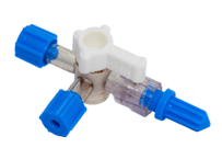 Stopcock 4-Way Large Bore w/male luer lock adapter-IV Supplies-Birth Supplies Canada