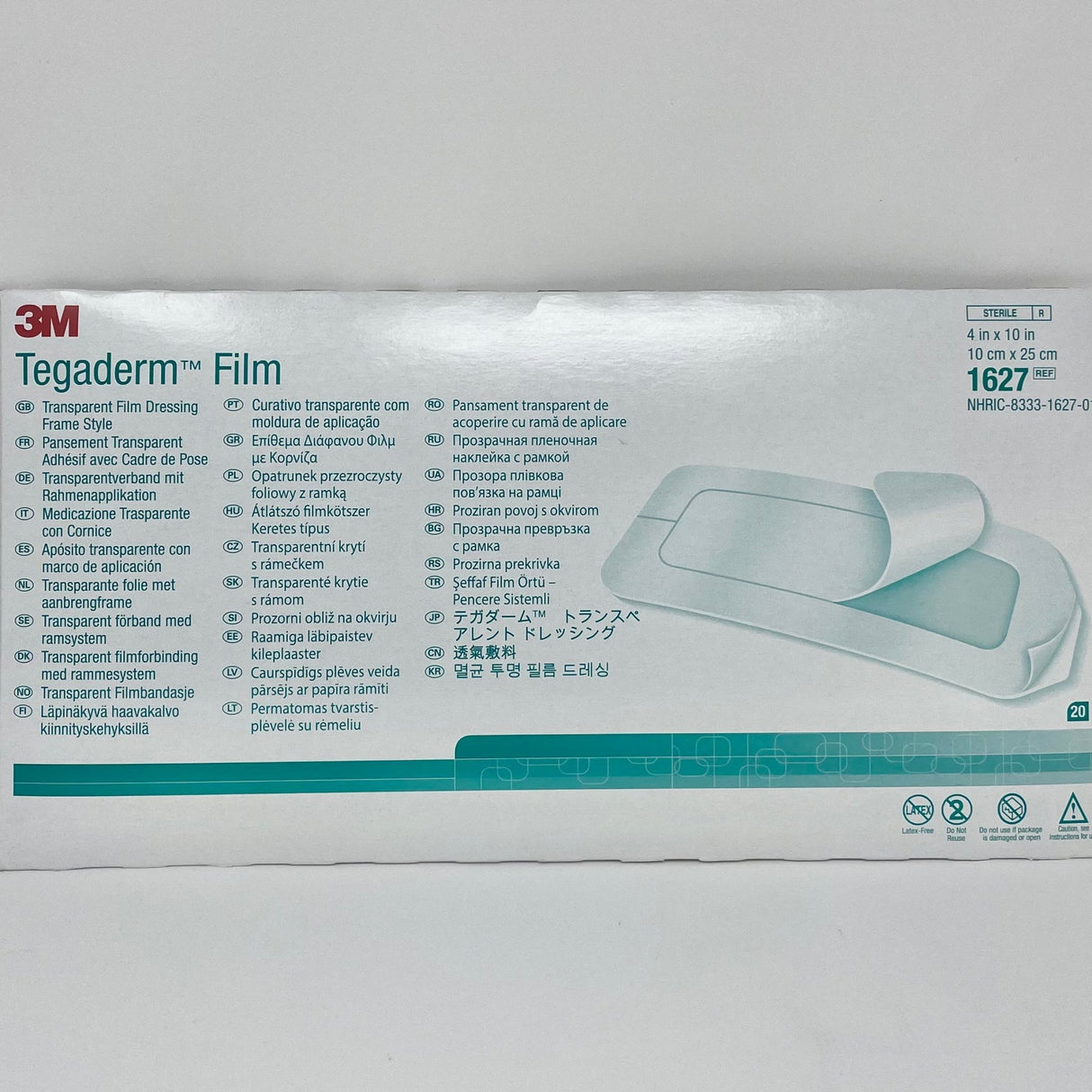 Tegaderm™ Transparent Film Dressing – 4" x 10" - Buy Medical Supplies Online Canada