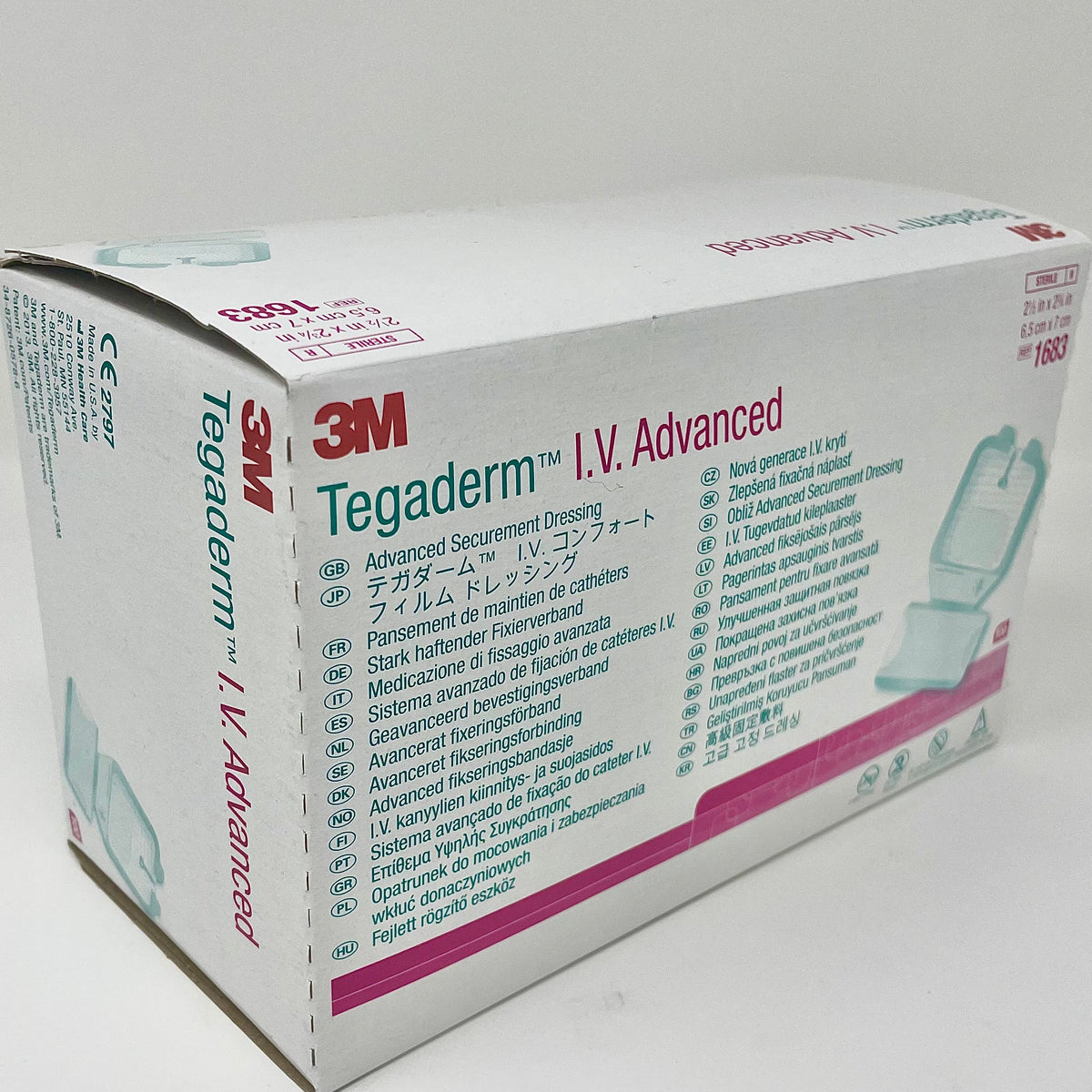 Tegaderm I.V. Advanced Dressing (2.5" x 2.75")-Gauze & Bandages-Birth Supplies Canada