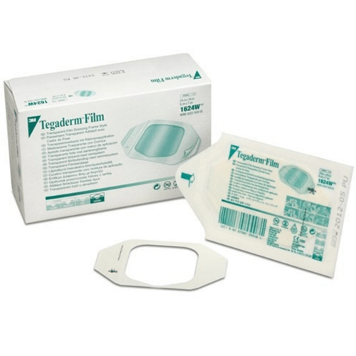 Tegaderm Transparent Film Dressing | 4" x 4 3/4"-Gauze & Bandages-Birth Supplies Canada