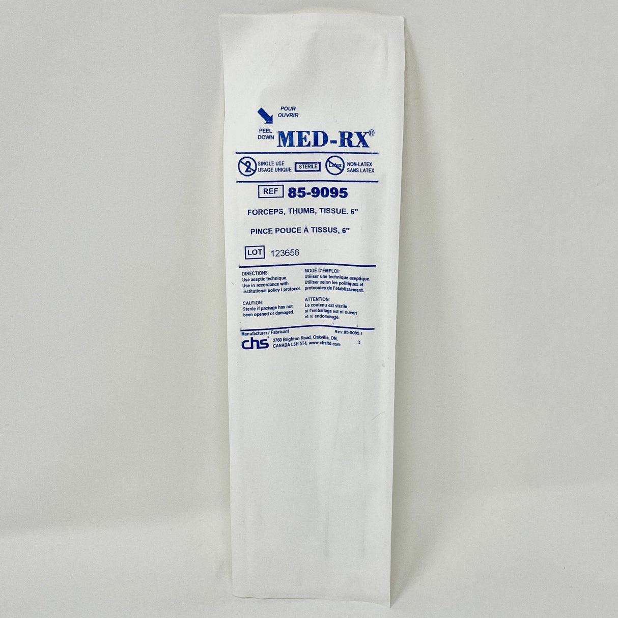 Thumb Tissue Forceps, 5.5" – Sterile, Disposable, Latex - Free - Buy Medical Supplies Online Canada