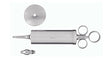 Vantage Metal Ear Syringe - Chrome with Multiple Tips & Shield-Medical Equipment-Birth Supplies Canada