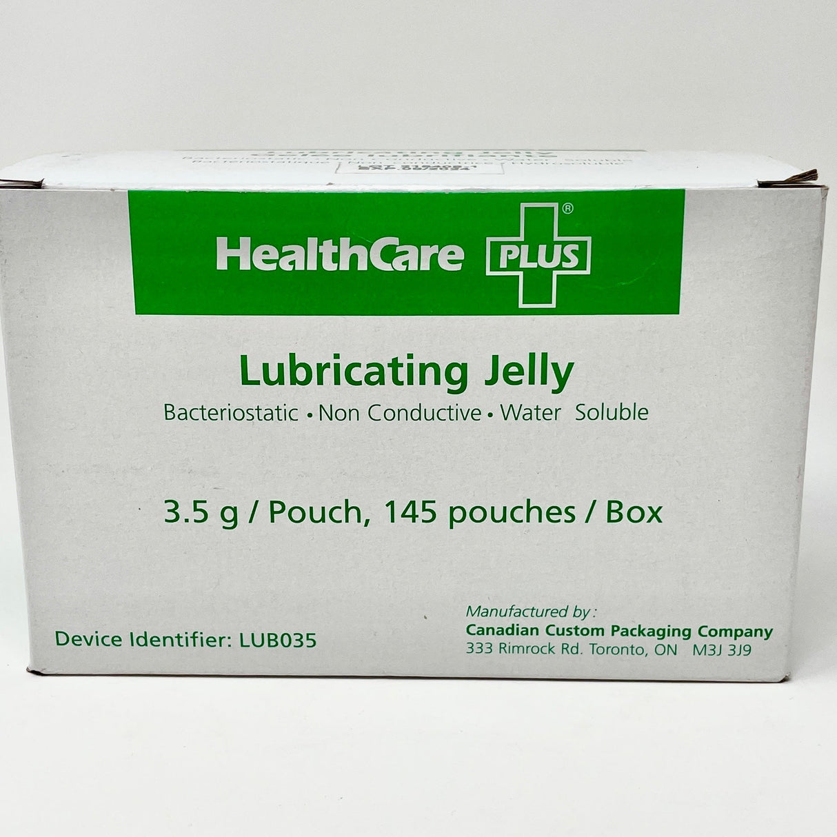 Water-Soluble Lubricant Jelly | Healthcare Plus-Vaginal Exam Supplies-Birth Supplies Canada