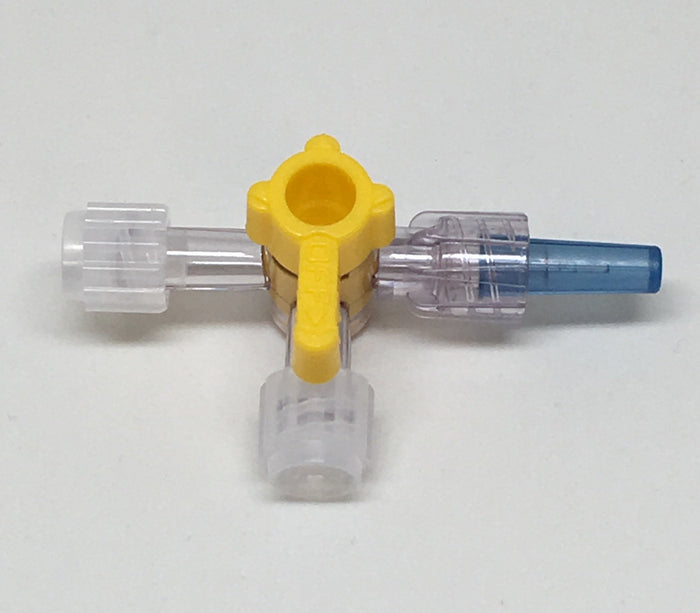 3-Way High Flow Stopcock with Rotating Luer