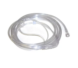 Adult Nasal Cannula with soft curved tips and 2.1 M / 7 FT Tubing-CLASS 2-Birth Supplies Canada