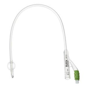 Silicone Foley Balloon catheter, 2-Way, 5cc, 14fr-CLASS 2-Birth Supplies Canada