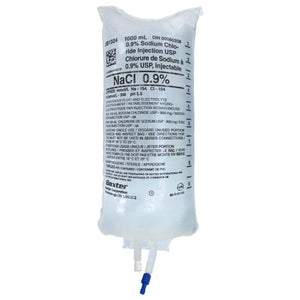 1000ml Sodium Chloride 0.9% | BAXTER-IV Solutions-Birth Supplies Canada