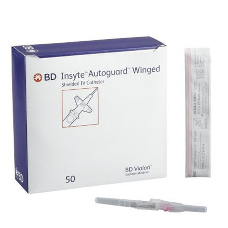 BD Insyte Autoguard Shielded IV Catheter – 20G Winged, Safety IV Device - Buy Medical Supplies Online Canada