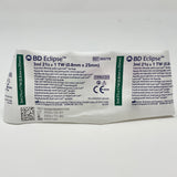 21G Needle 3mL Syringe - BD Eclipse | BD-Medical Devices-Birth Supplies Canada