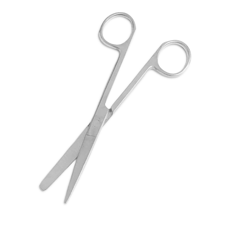Sterile Operating Dressing Scissors (5.5 Inch) | Sharp/Blunt, Straight, Disposable-Medical Instruments-Birth Supplies Canada