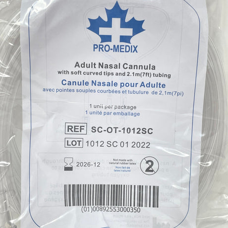 Adult Nasal Cannula with 7ft SureFlow™ Tubing - Buy Medical Supplies Online Canada