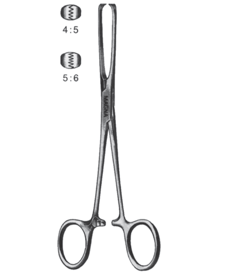 Allis Tissue Forceps – 19cm (7½") 5x6 Teeth - Buy Medical Supplies Online Canada