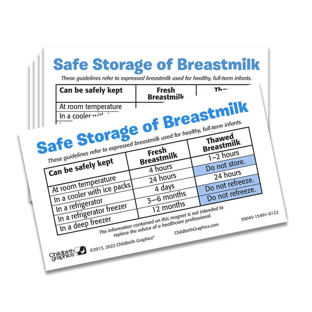 Safe Storage of Breastmilk Magnet (Pack of 50) - Buy Medical Supplies Online Canada
