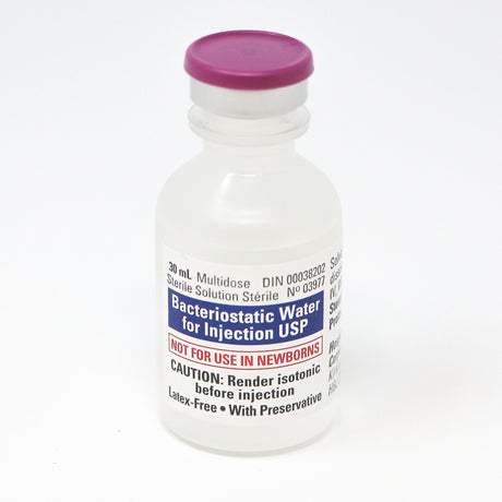 Hospira Pfizer Bacteriostatic Water – 30mL Multi - Dose Vial - Buy Medical Supplies Online Canada