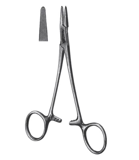 Baumgartner Needle Holder 5.5"-Instruments-Birth Supplies Canada