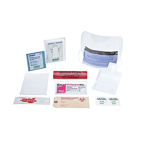 Biohazard Spill Kit Deluxe – Single-Use Body Fluid Clean-Up Kit