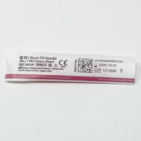 Blunt Fill Needles | BD-Medical Devices-Birth Supplies Canada