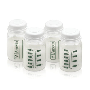 Breast Milk Storage Bottle with Lock-Tight Cap | Ameda-Breastfeeding-Birth Supplies Canada