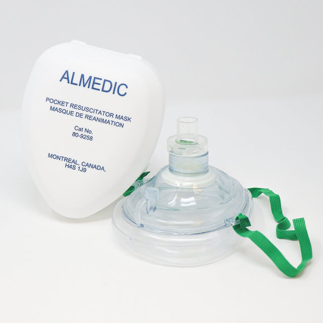 CPR Pocket Mask with Gloves – Rescue Breathing Barrier - Buy Medical Supplies Online Canada