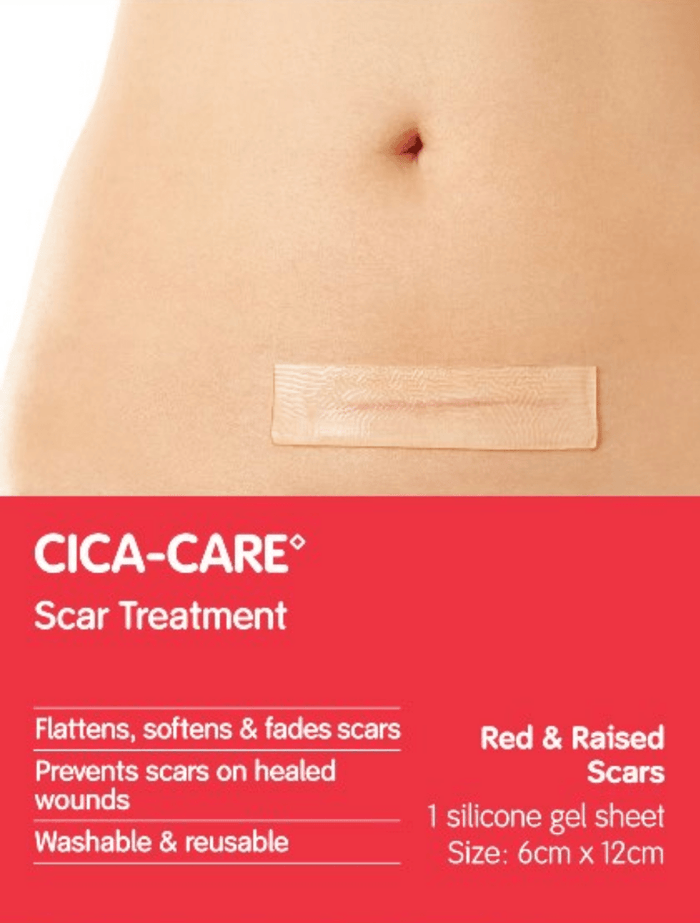 CICA-CARE Silicone Scar Treatment Gel Sheet | Post-Cesarean & Surgical Scar Therapy