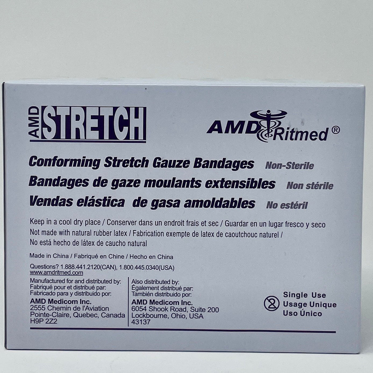 Conforming Stretch Gauze Bandages-Gauze & Bandages-Birth Supplies Canada