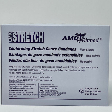 Conforming Stretch Gauze Bandages-Gauze & Bandages-Birth Supplies Canada