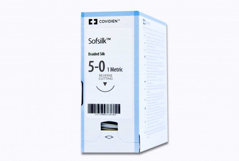 Covidien Sofsilk Sutures – Non - Absorbable Black Silk (C - 1 Needle) - Buy Medical Supplies Online Canada