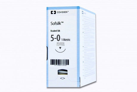 Covidien Sofsilk Sutures – Non - Absorbable Black Silk (C - 1 Needle) - Buy Medical Supplies Online Canada