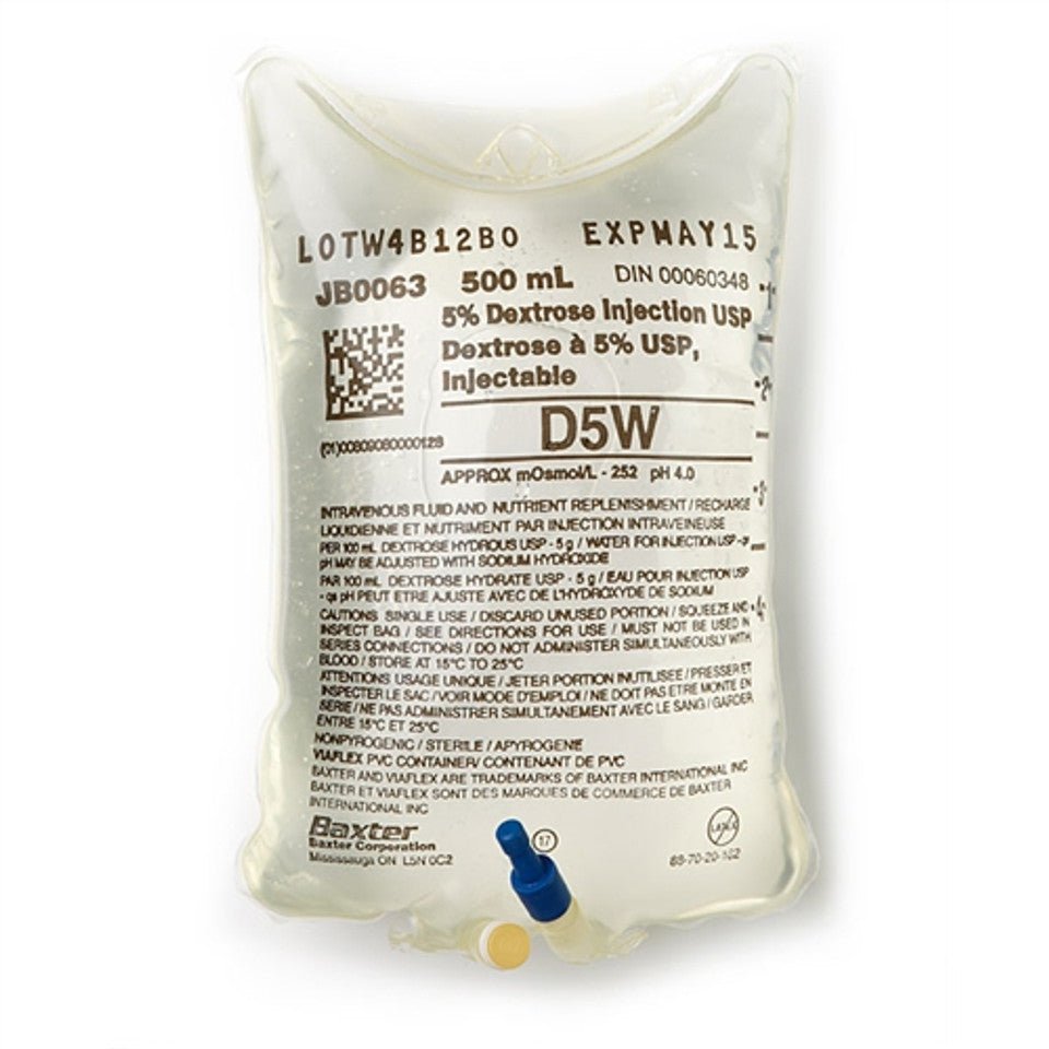 Dextrose 5% Injection Solution | BAXTER-IV Solutions-Birth Supplies Canada
