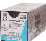 Ethicon Silk Sutures – Black Braided Non - Absorbable (C - 2 Needle) - Buy Medical Supplies Online Canada