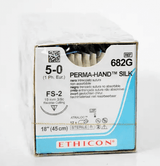 Ethicon Silk Sutures – Black Braided Non - Absorbable (C - 2 Needle) - Buy Medical Supplies Online Canada