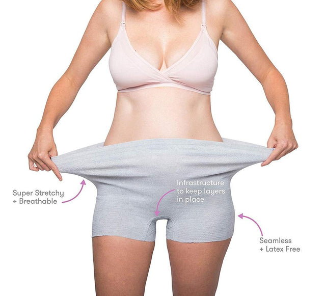 Frida Mom Boyshort Disposable Postpartum Underwear | Soft, Mesh - Free Briefs - Buy Medical Supplies Online Canada