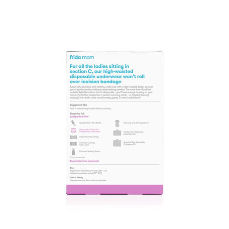 Frida Mom High-waist Disposable Postpartum Underwear ~ for C-Section Recovery-Postpartum-Birth Supplies Canada