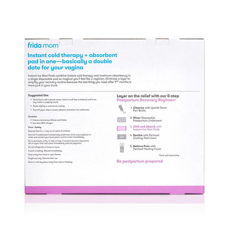 Frida Mom Instant Ice Maxi Pads | 2 - in - 1 Padsicles for Postpartum Recovery - Buy Medical Supplies Online Canada