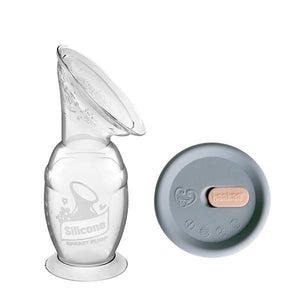 Haakaa Silicone Breast Pump & Cap Set-Breastfeeding-Birth Supplies Canada