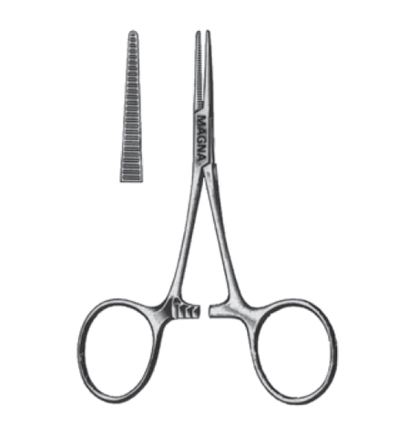 Hartman Forceps, Curved 4"-Instruments-Birth Supplies Canada