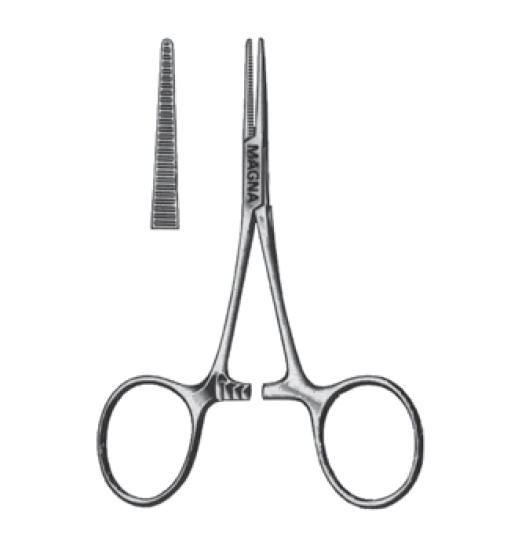 Hartman Forceps 4" Curved – Mosquito Hemostatic