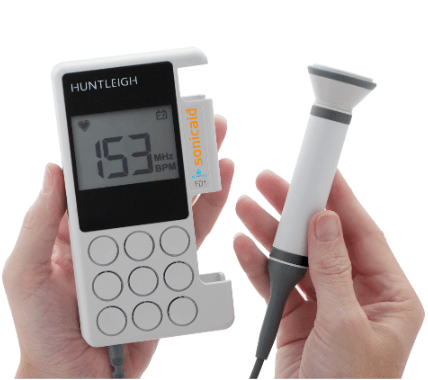 Huntleigh Sonicaid FD3 + Waterproof Fetal Heart Rate Display Doppler