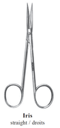 Iris Scissor, straight 4.5"-Instruments-Birth Supplies Canada