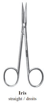Iris Scissors – Straight 4.5" - Buy Medical Supplies Online Canada