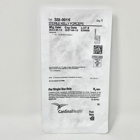 Kelly Forceps, 5.5" Curved ~ STERILE-Instruments-Birth Supplies Canada