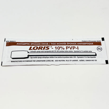 LORIS™ PVP - I Swabstick – 10% Povidone Iodine Antiseptic Applicator - Buy Medical Supplies Online Canada